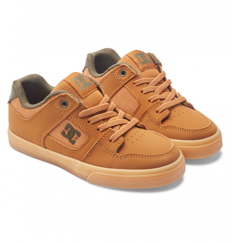 Dark Chocolate / Wheat / Gum DC Shoes Pure Elastic - Shoes 8-16 | 568DUYCOI