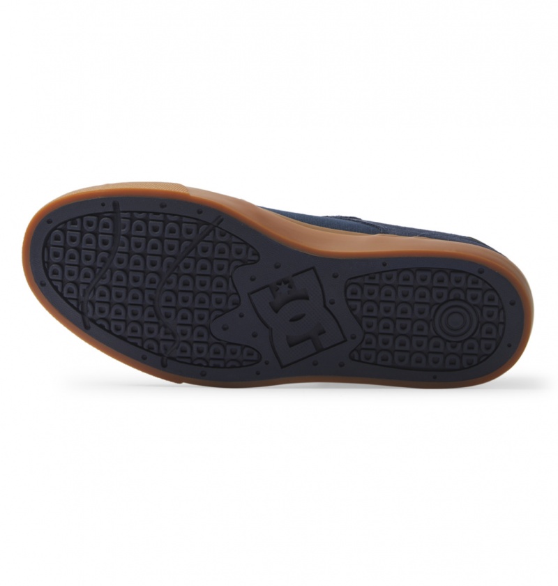 Dark Navy DC Shoes Teknic - Leather Shoes | 639BXMKDP