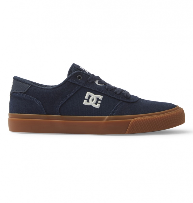 Dark Navy DC Shoes Teknic - Leather Shoes | 639BXMKDP