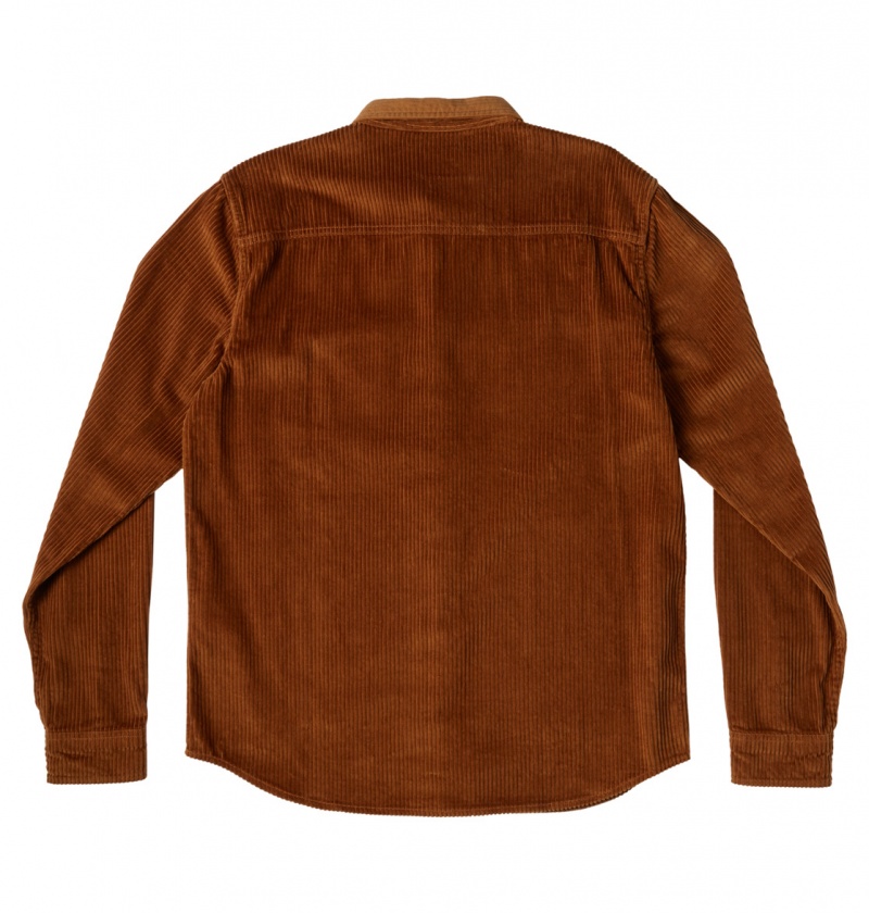 Dc Wheat DC Shoes Closed Lines - Long Sleeve Shirt | 095MDFWTZ