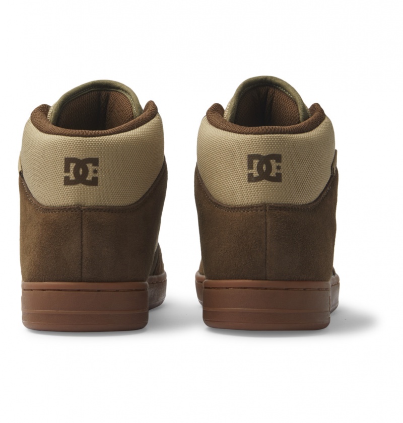 Dk Choc / Military DC Shoes Manteca 4 Hi Wr - High-Top Leather Shoes | 370YJSGKF