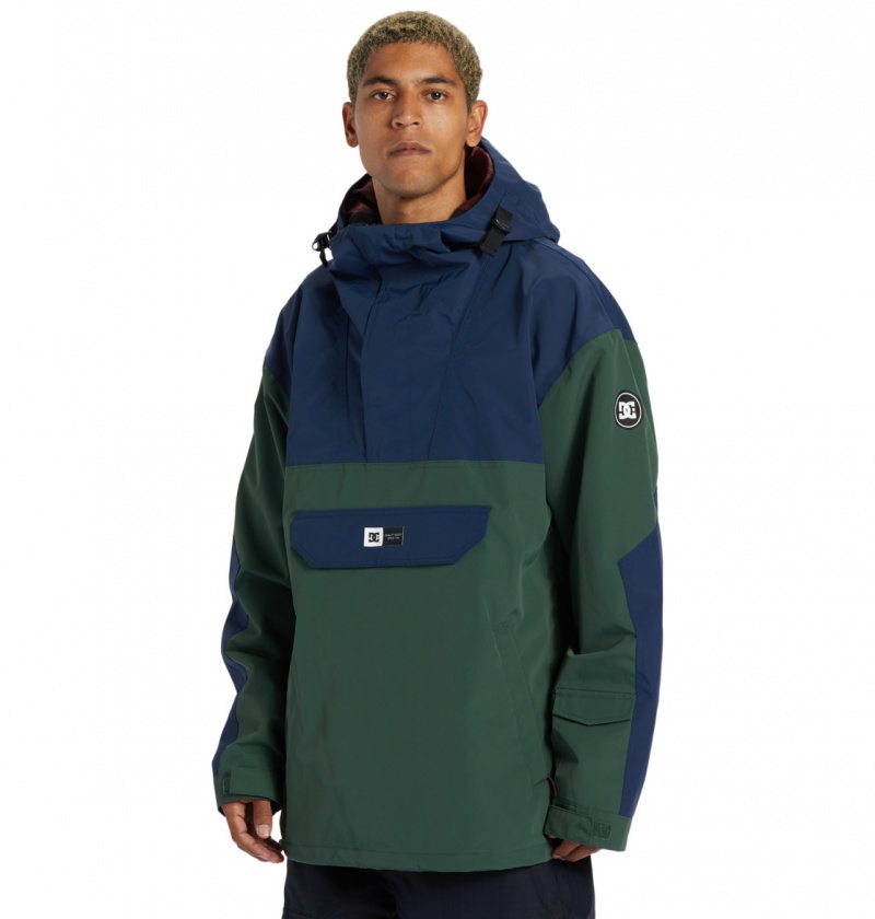 Dress Blues DC Shoes Dc-43 - Technical Anorak Snow Jacket | 296TUVFMS