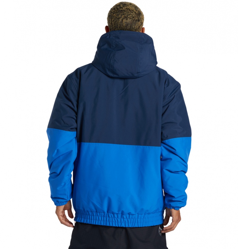 Dress Blues DC Shoes Nexus - Technical Reversible Anorak Snow Jacket | 879LAQEUK