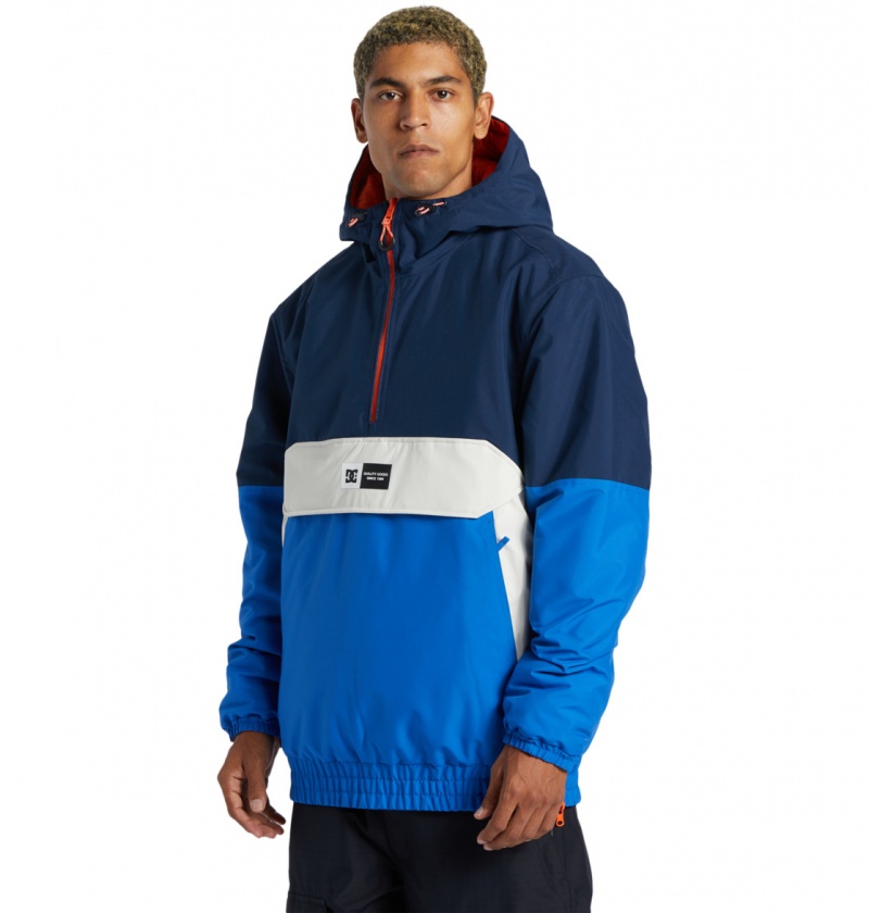 Dress Blues DC Shoes Nexus - Technical Reversible Anorak Snow Jacket | 879LAQEUK