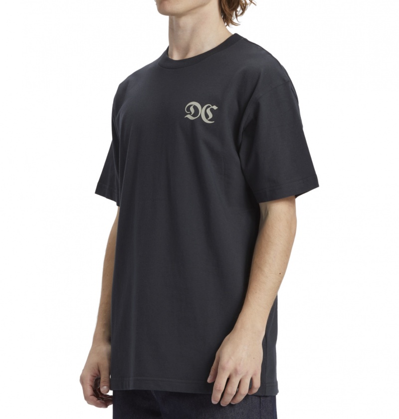 Ebony DC Shoes The Issue - T-Shirt | 805KHFYBG