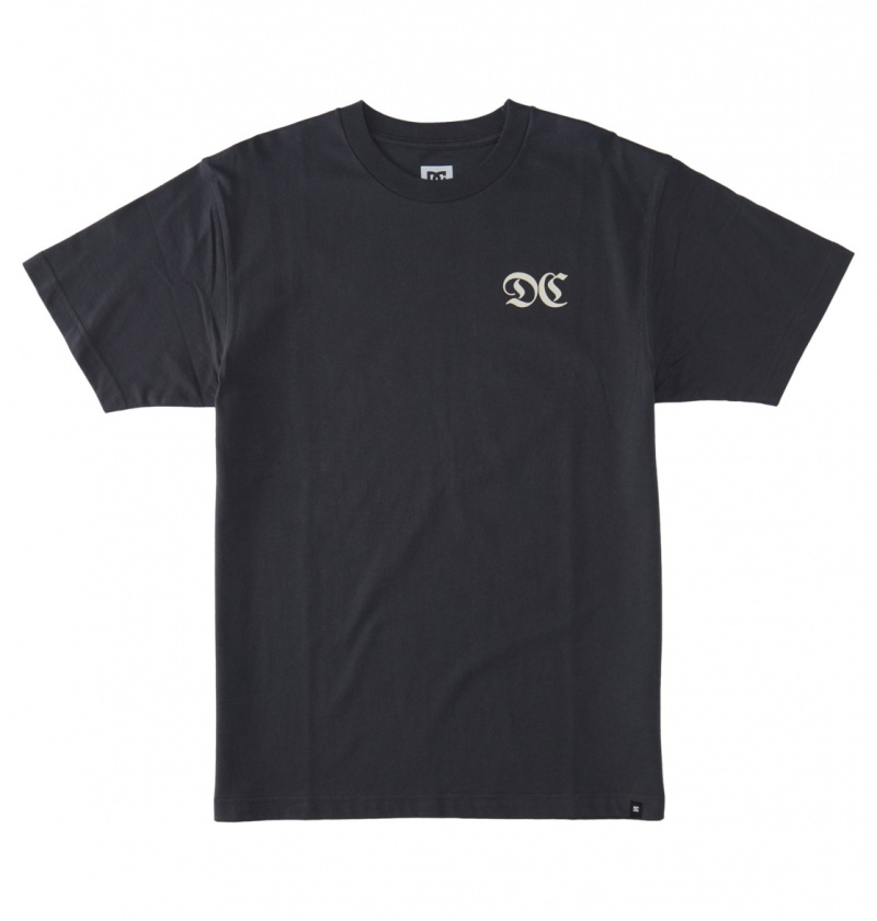 Ebony DC Shoes The Issue - T-Shirt | 805KHFYBG