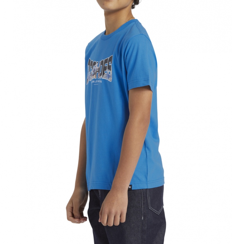 French Blue DC Shoes Astro - T-Shirt 8-16 | 091TJRWHM