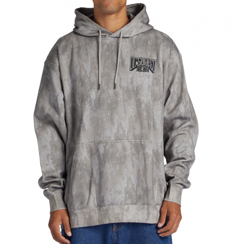 Grey Stone DC Shoes Hangar Ph - Hoodie | 417ITEAYS