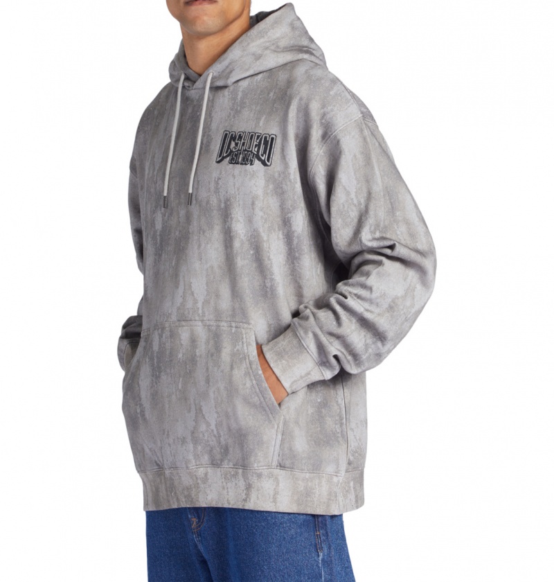 Grey Stone DC Shoes Hangar Ph - Hoodie | 417ITEAYS