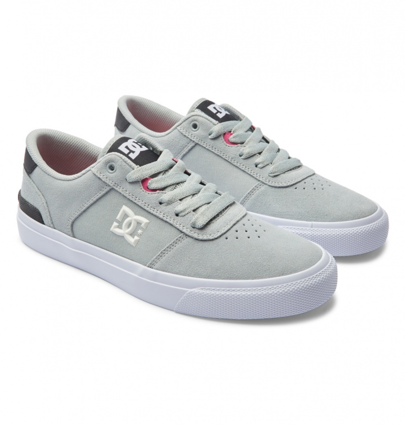 Grey / Black DC Shoes Teknic S - Skate Shoes | 195WHGAQP