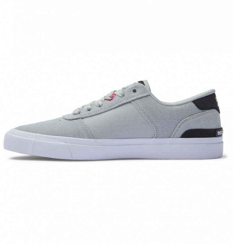 Grey / Black DC Shoes Teknic S - Skate Shoes | 195WHGAQP