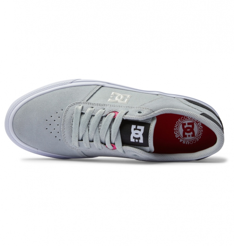 Grey / Black DC Shoes Teknic S - Skate Shoes | 195WHGAQP