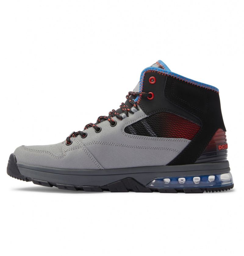 Grey / Blue Ashes DC Shoes Versatile Hi WR - Lace-Up Boots | 541KCYUIE