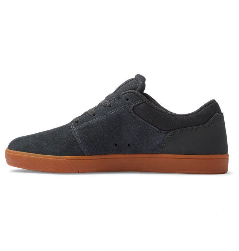 Grey / Gum DC Shoes Crisis 2 - Leather Shoes | 203QHMSWJ