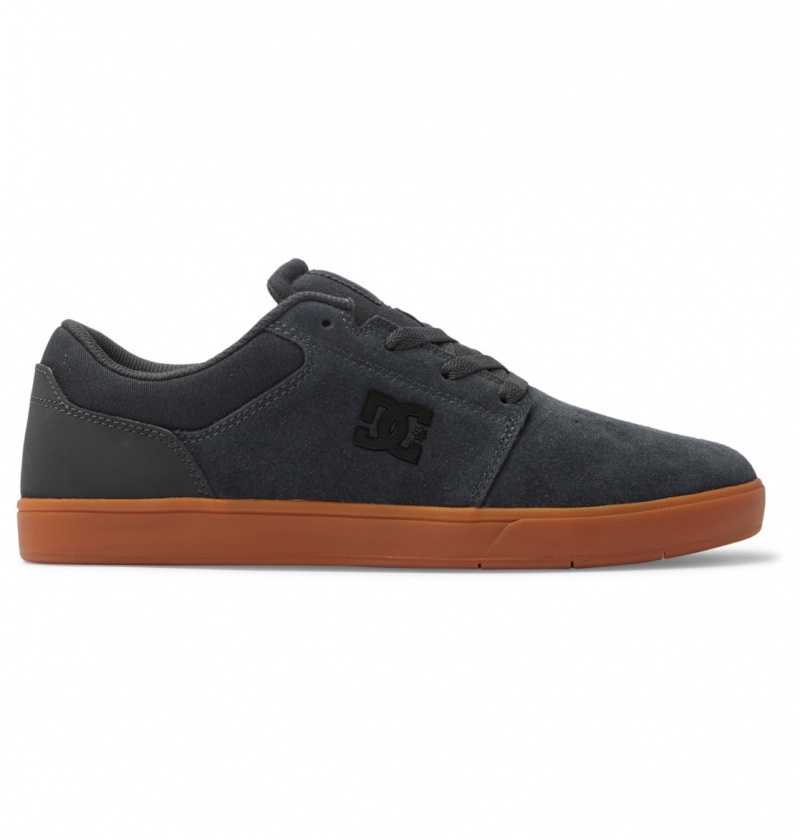 Grey / Gum DC Shoes Crisis 2 - Leather Shoes | 203QHMSWJ