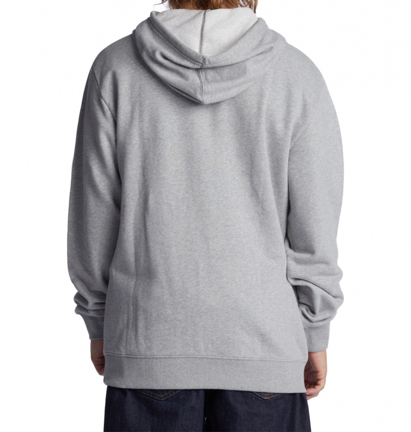 Heather Grey DC Shoes DC Star - Zip-Up Hoodie | 169SVQLNK