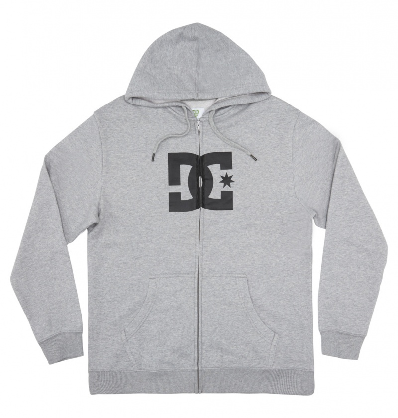 Heather Grey DC Shoes DC Star - Zip-Up Hoodie | 169SVQLNK