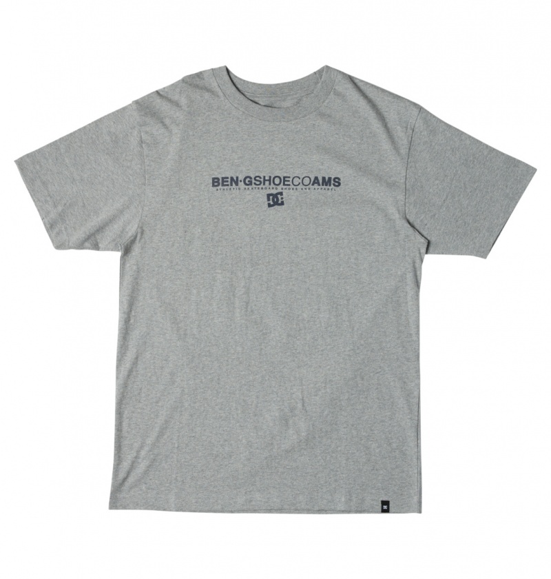 Heather Grey DC Shoes DC x Ben G Amsterdam - T-Shirt | 025JNTMAX