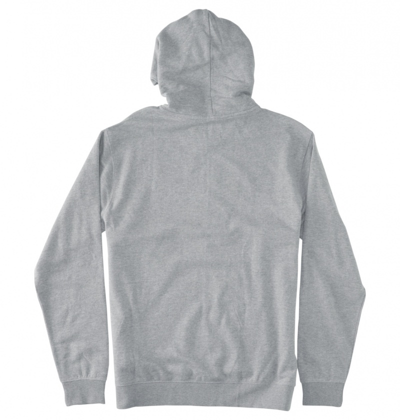 Heather Grey DC Shoes Optics - Zip-Up Hoodie | 635BGLREU