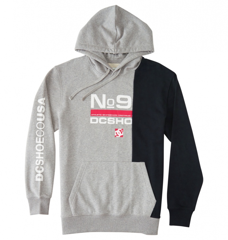 Heather Grey / Black DC Shoes Shift - Hoodie | 284RLTZWB