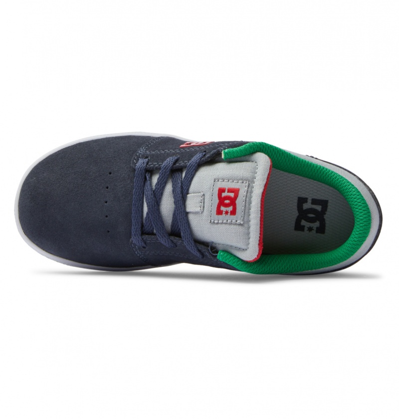 Heather Grey / Navy DC Shoes Crisis 2 - Shoes | 673QECIWT