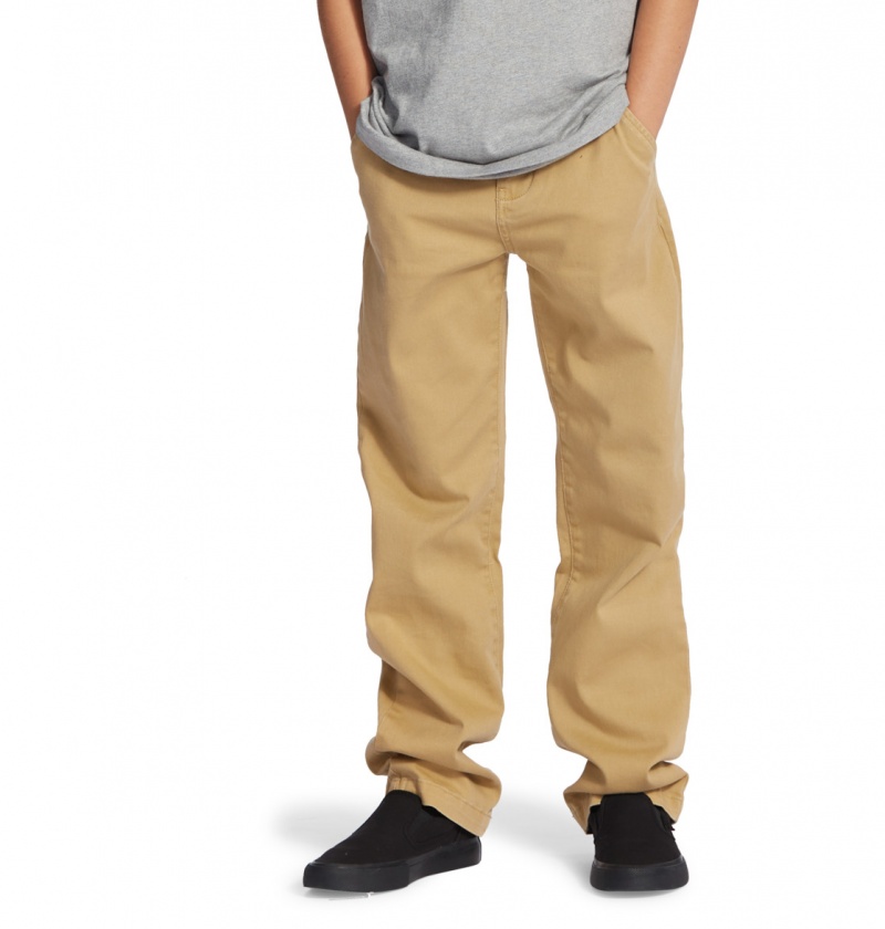 Incense DC Shoes Worker Relaxed - Chinos 8-16 | 958RQMEUP