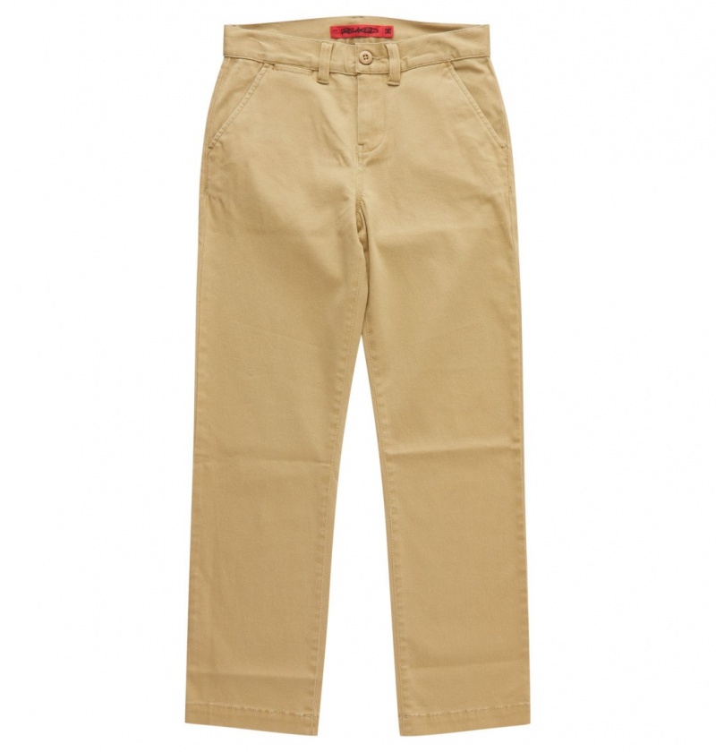 Incense DC Shoes Worker Relaxed - Chinos 8-16 | 958RQMEUP