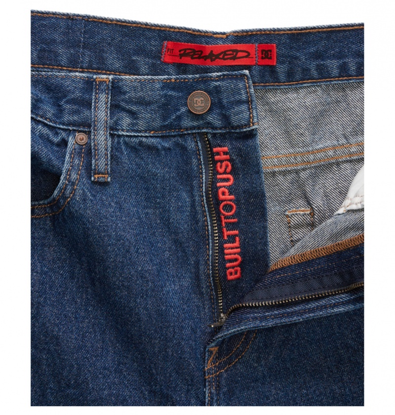 Indigo Dark DC Shoes Worker - Relaxed Fit Jeans | 245CNAXFI