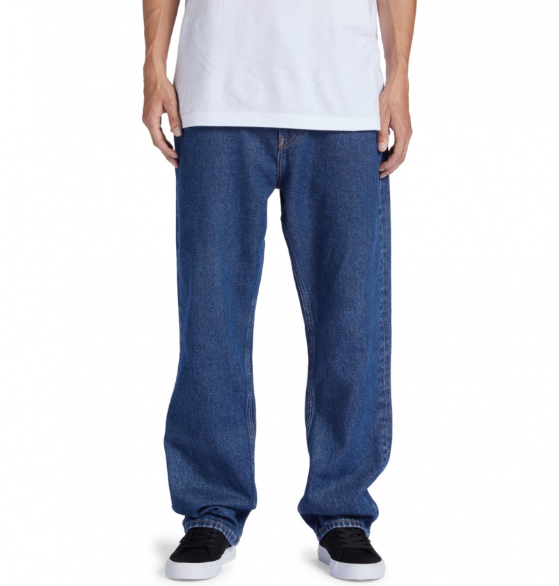 Indigo Dark DC Shoes Worker - Relaxed Fit Jeans | 245CNAXFI