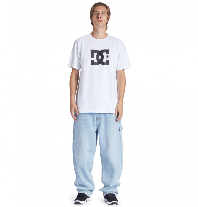 Indigo Light DC Shoes Worker - Baggy Carpenter Jeans | 702EYASWP