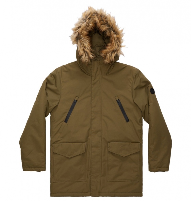 Ivy Green DC Shoes Bamberg - Water-Resistant Parka | 453UZIWHQ