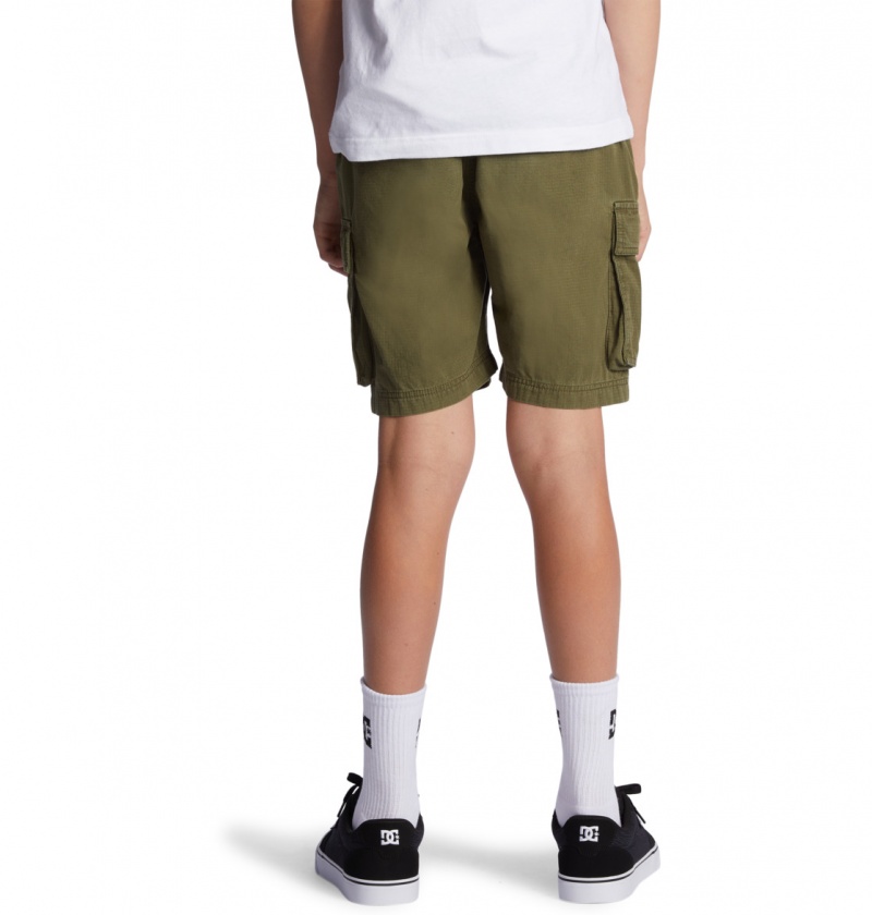 Ivy Green DC Shoes Tundra - Cargo Shorts 8-16 | 098NLKDZA