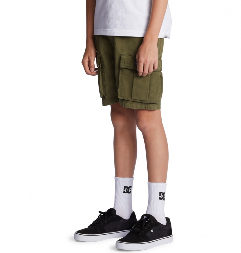 Ivy Green DC Shoes Tundra - Cargo Shorts 8-16 | 098NLKDZA