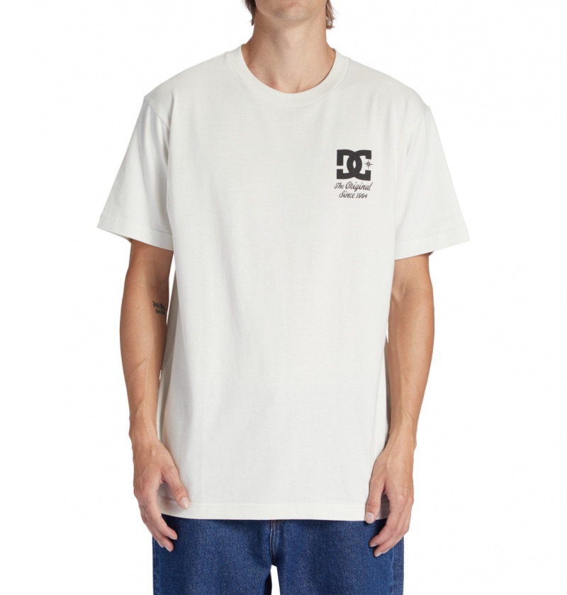 Lily White DC Shoes Classic - T-Shirt | 829TZAJNS