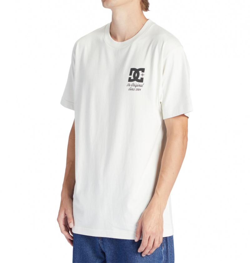 Lily White DC Shoes Classic - T-Shirt | 829TZAJNS