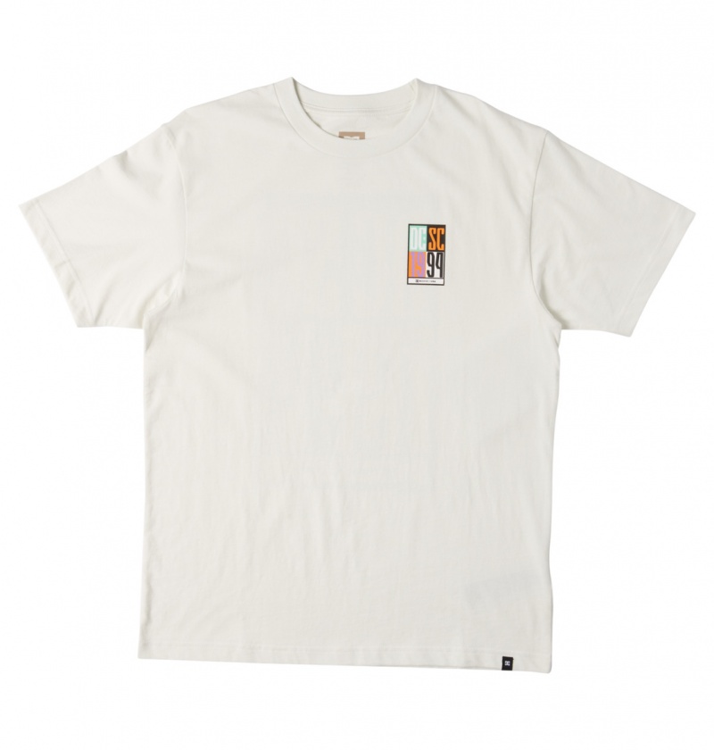 Lily White DC Shoes Sportster - Crew Neck T-shirt | 875TCWSKF