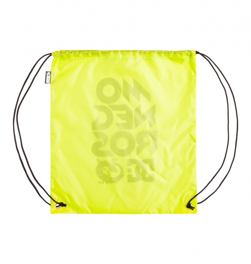 Lime Green DC Shoes x Monegros - Cinch Bag | 316CKGMZL