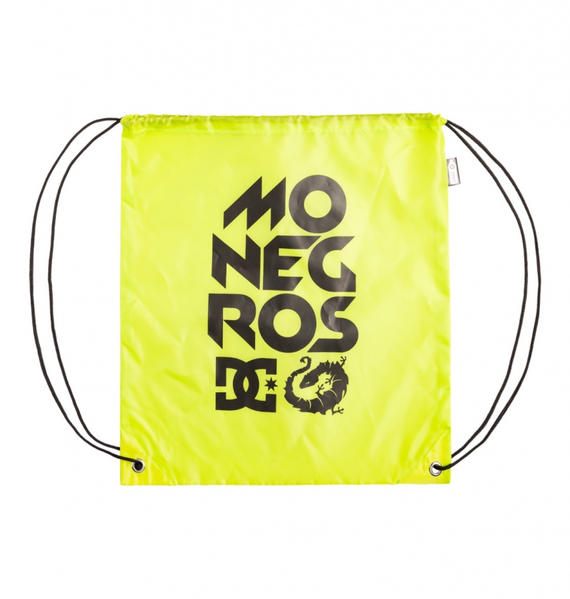 Lime Green DC Shoes x Monegros - Cinch Bag | 316CKGMZL