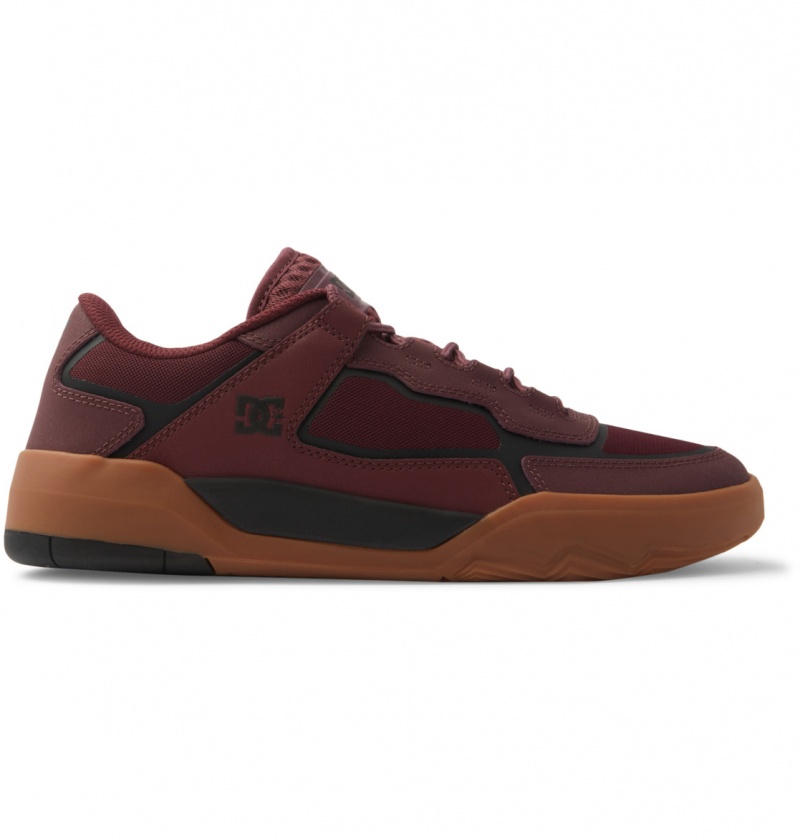 Maroon DC Shoes DC Metric - Leather Shoes | 843SOEZKN