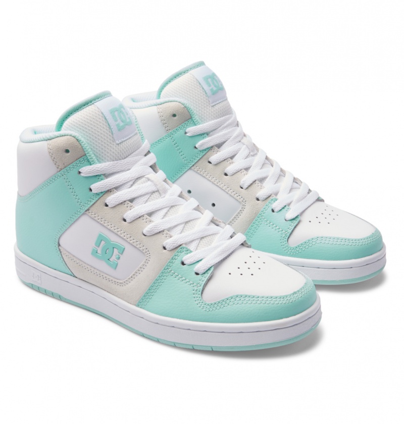 Mint DC Shoes Manteca 4 Hi - High-Top Leather Shoes | 201GNASRL