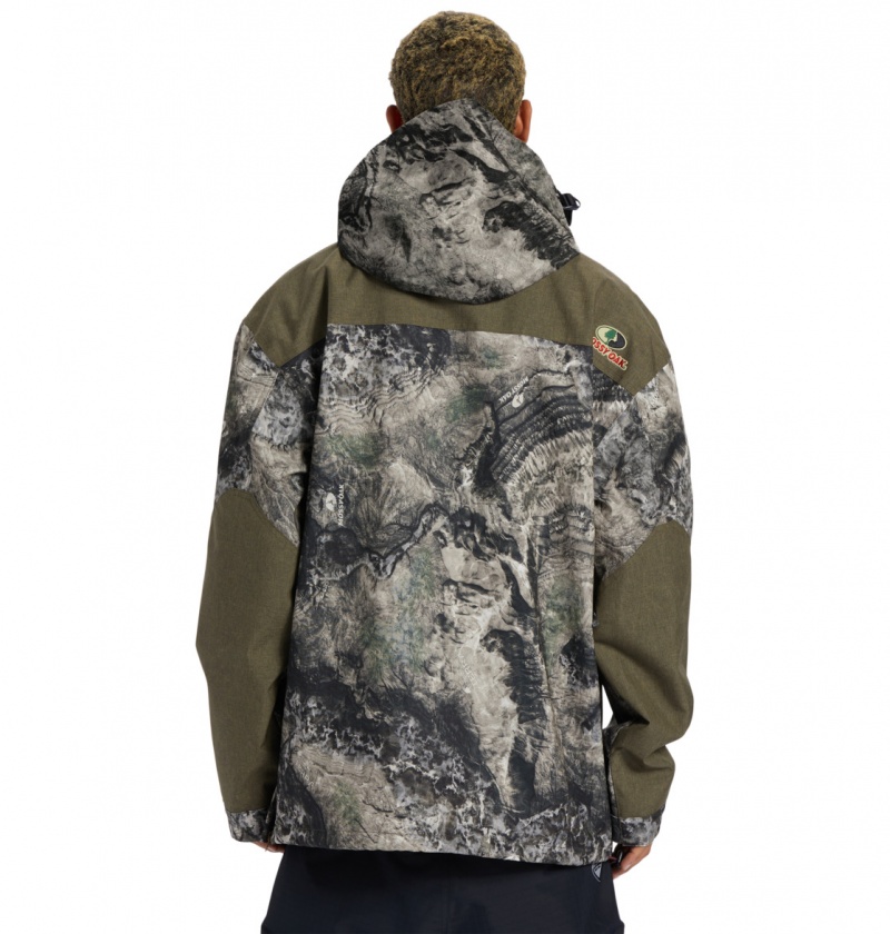 Mossy Oak Terra Coyote Camo DC Shoes Dc-43 - Technical Anorak Snow Jacket | 928RKQNAE