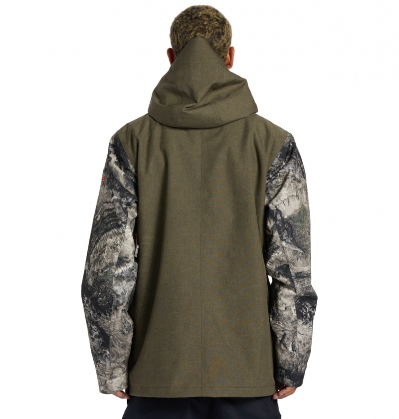 Mossy Oak Terra Coyote Camo DC Shoes Servo - Technical Snow Jacket | 142HIAWEC