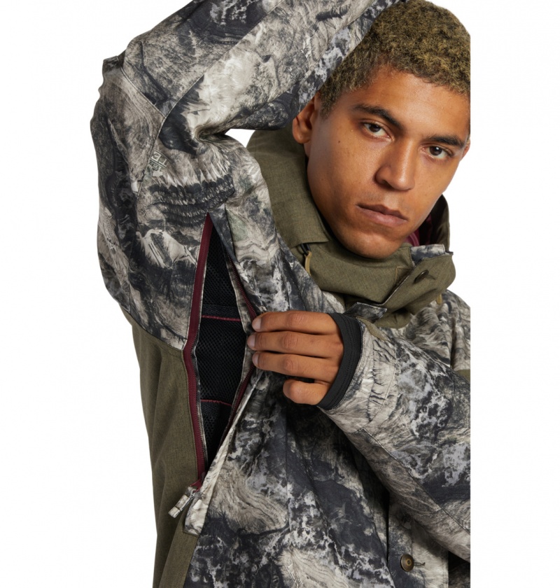 Mossy Oak Terra Coyote Camo DC Shoes Servo - Technical Snow Jacket | 142HIAWEC