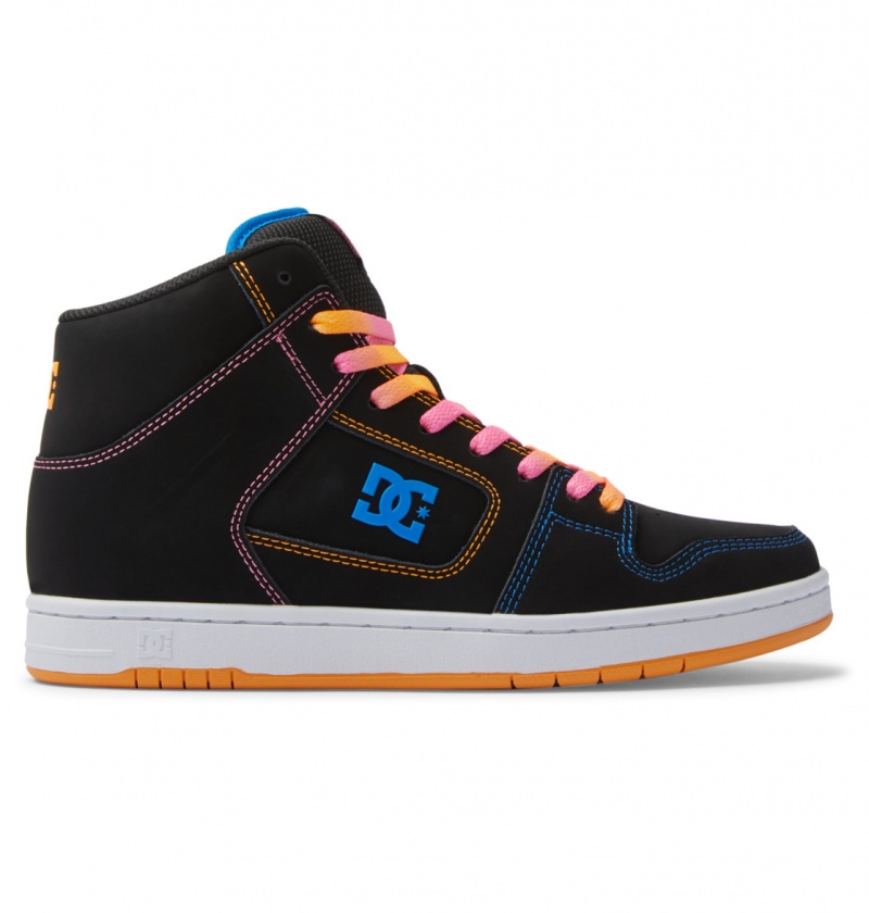 Multi DC Shoes Manteca 4 Hi - High-Top Leather Shoes | 583NFRDLW