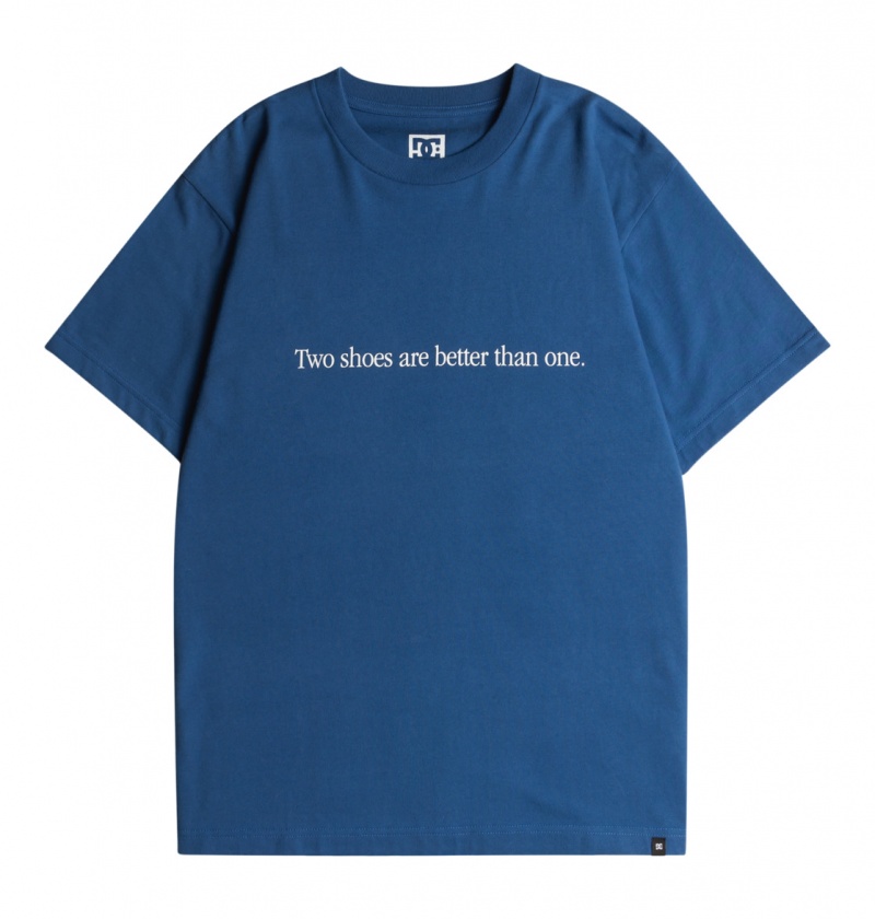 Nautical Blue DC Shoes DCrave - T-Shirt | 648RQPCSJ