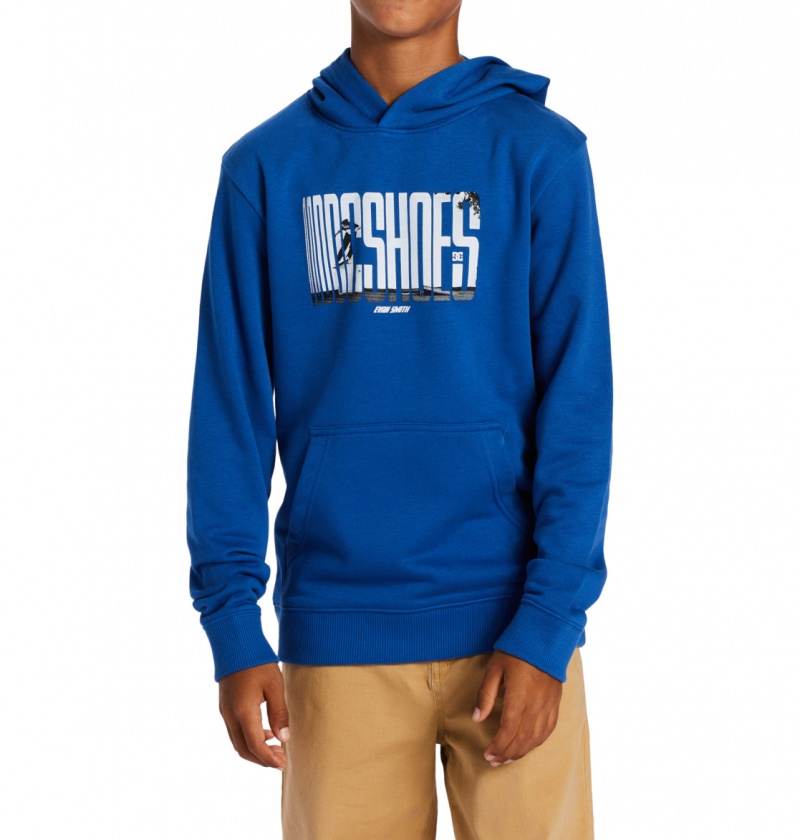 Nautical Blue DC Shoes On The Grind - Hoodie 10-16 | 317TONQUV