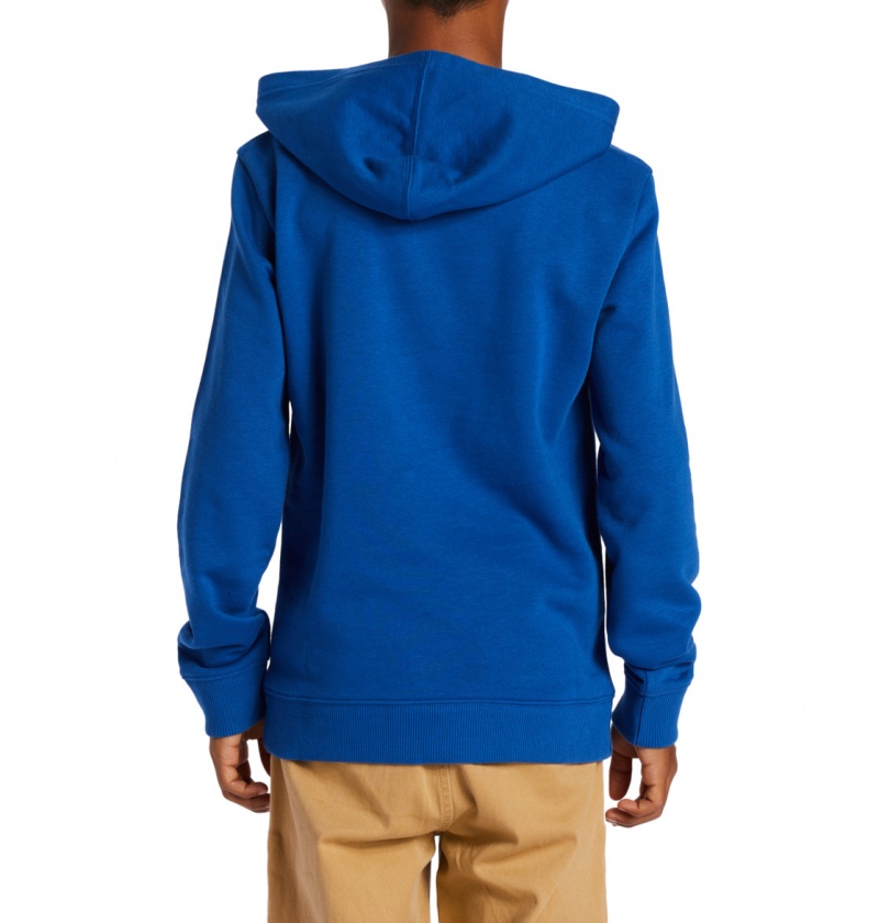 Nautical Blue DC Shoes On The Grind - Hoodie 10-16 | 317TONQUV