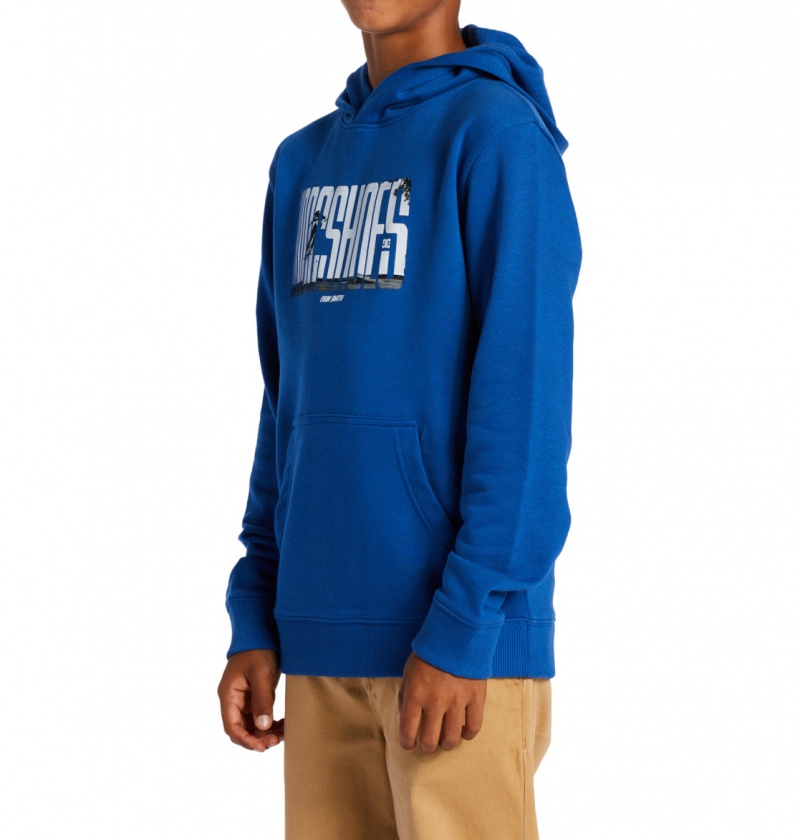 Nautical Blue DC Shoes On The Grind - Hoodie 10-16 | 317TONQUV