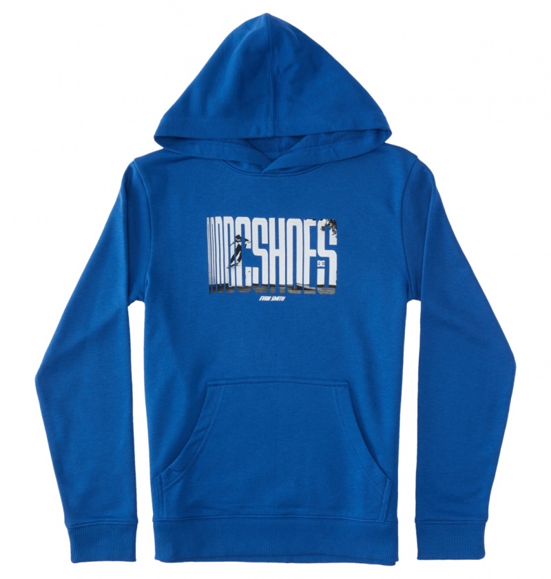 Nautical Blue DC Shoes On The Grind - Hoodie 10-16 | 317TONQUV