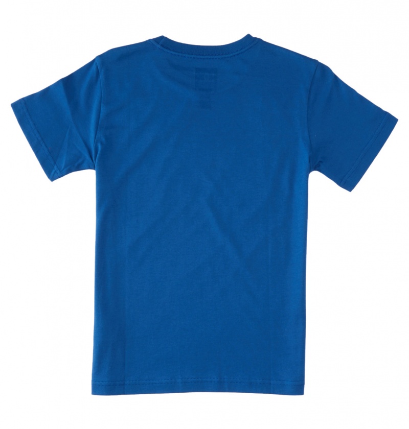 Nautical Blue DC Shoes On The Grind - T-Shirt 10-16 | 057SCMTPB